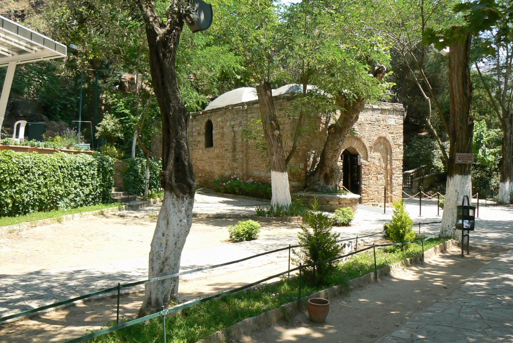 House of the Virgin Mary Meryemana chapel near Ephesus Turkey